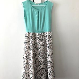 Anthro Jessy B synchronized swimmer dress novelty